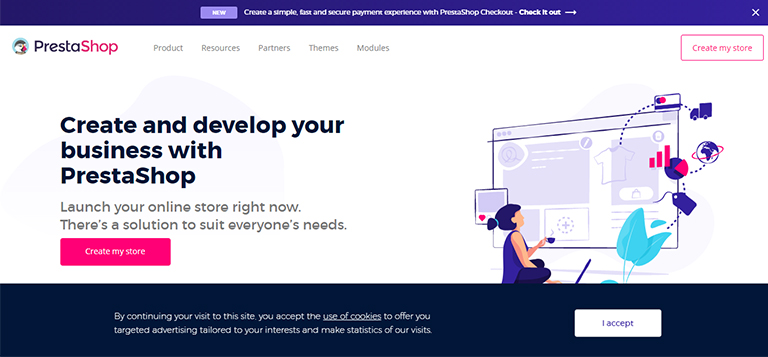 ecommerce website - prestashop