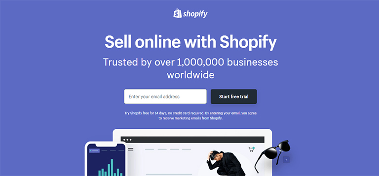 ecommerce website - Shopify
