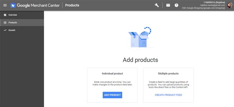 social media Google shopping